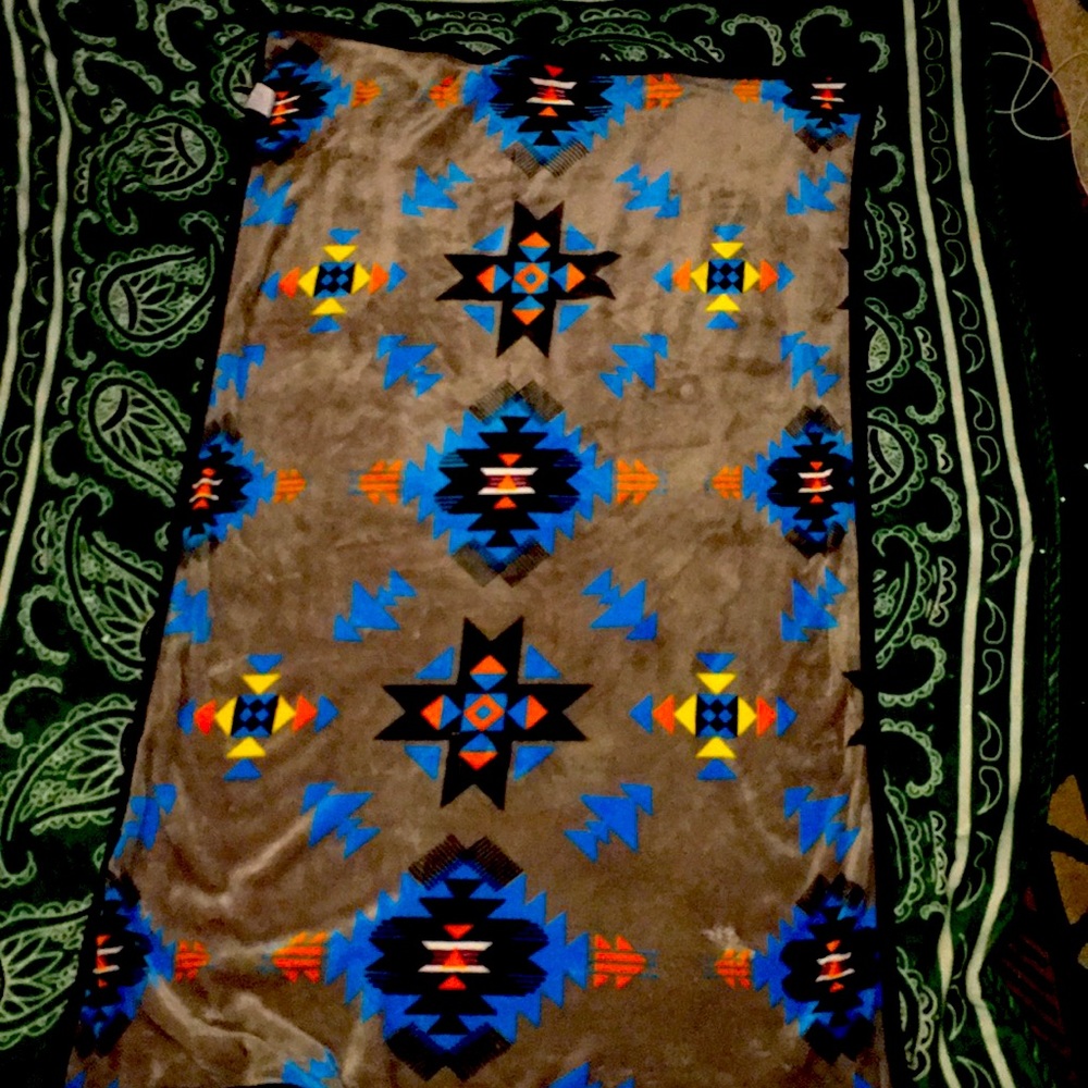 Native American culture design baby Blanket.